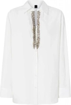 Pinko Pinko - Tops > T-shirts - Dames - Overhemden - Wit - XS - Overhemden