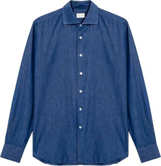 Xacus cotton shirt - men - Cotton - 39 - Blue