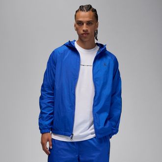 Nike Jordan Mens Jordan Sport Classic Hooded Jacket in Blue | IB2241-480