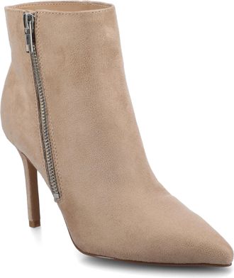 Journee Collection Womens Leyna Medium and Wide Width Zipper Detail Dress Booties