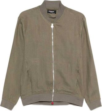 Kiton Leinenjacke mit Rei&szlig;verschluss