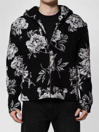 Dolce & Gabbana floral print hooded jacket