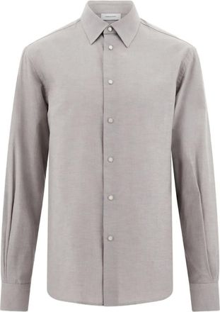 Ferragamo Camicia con bottoni automatici - Grigio