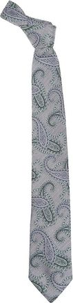 Etro Paisley Patroon Das - Heren - Stropdassen - Grijs - ONE Size - Accessoires
