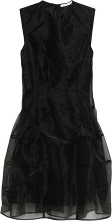 Cecilie Bahnsen Abito corto girocollo - Nero