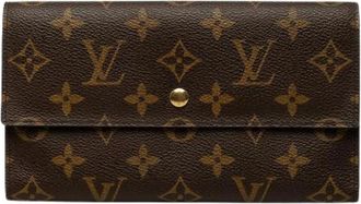 Louis Vuitton Pre-owned Porte Tresor International - Dames - Vintage Accessoires - Bruin - ONE Size - Vintage