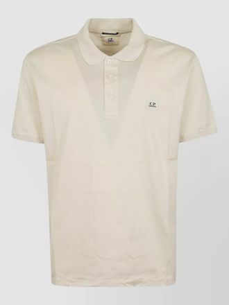 C.P. Company mercerized jersey short sleeve polo shirt