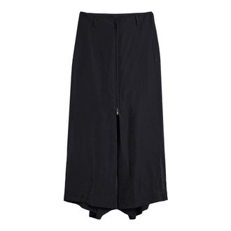 Yohji Yamamoto Wide Trousers, female, Black, Size: XS UT Wide Pants