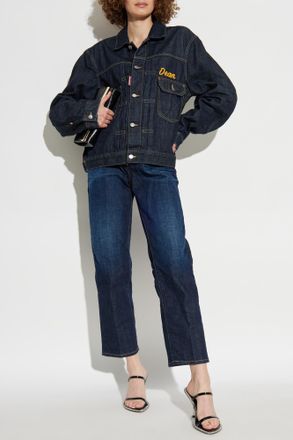 Dsquared2 Denim Jacket, Womens, Navy Blue