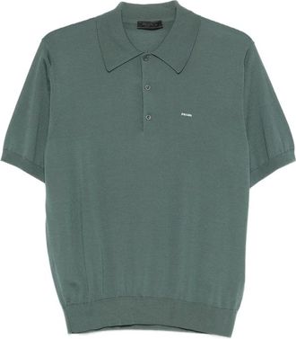 Prada Logo-detail Short-sleeve Polo Shirt