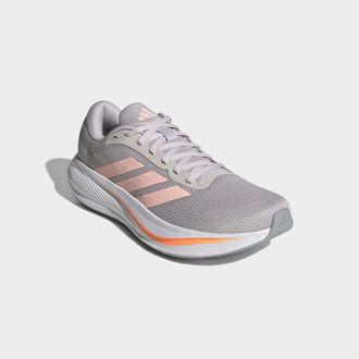 adidas Laufschuh ADIDAS PERFORMANCE RESPONSE RUNNER 2, Herren, Gr. 38,5, ice lila, silber metallic, beam orange, Synthetik, Textil, Schuhe Laufschuh