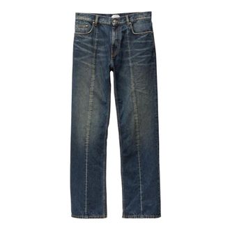 Versace Straight Jeans, male, Blue, Size: W25 Straight Jeans