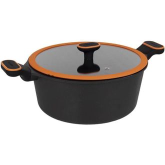 cofan Cacerola 28 Cm Full Induction Aluminio Fundido, 8 Litros, Antiadherente Y Apta Lavavajillas