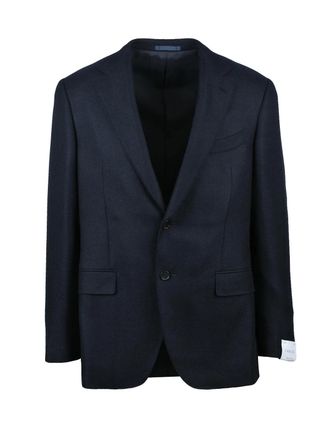 Caruso Rounded Cashmere Jacket With Button Closure And Lined Interior