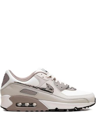 Nike Sneakers Air Max 90 Light Pink Snakeskin - Marrone