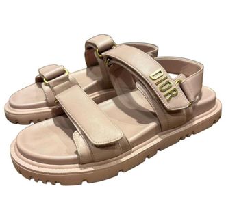 Dior Nude Pink Dior Act Sandals Size 39