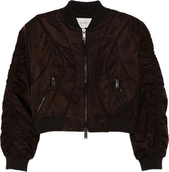 Gestuz Cropped Zip Bomber Jacket