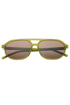 Freyrs Eyewear Fenix Aviator Sunglasses in Olive at Nordstrom