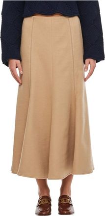 Gabriela Hearst Mujer, Faldas, Beige, Talla: S