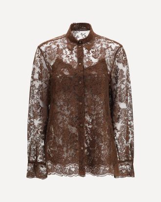 Ermanno Scervino Lace Shirt Female 40