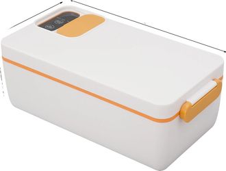 OEM Fiambrera T&eacute;rmica, Dise&ntilde;o Resistente, Calienta Las Comidas R&aacute;pidamente, Color Naranja