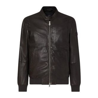 Peuterey Leather Jackets, male, Brown, Size: 2XL Tureia Jacket