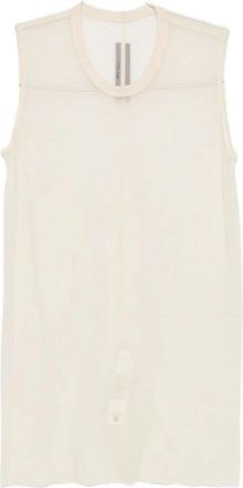 Rick Owens Basic Sl T butter tanktop - Heren - Tops zonder mouwen - Wit - L - Tops