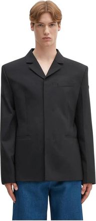 032c Kantoorblazer - Heren - Blazers - Zwart - L - Wol - Jassen