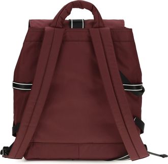 Ganni Womens Re-Tech Backpack Windsor Wine Backpacks