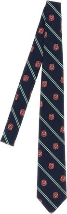 Polo Ralph Lauren Club Tie - Heren - Stropdassen - Blauw - ONE Size - Accessoires