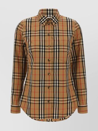 Burberry cotton checked shirt