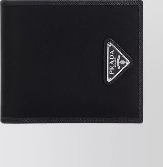 Prada recycled polyamide bifold wallet