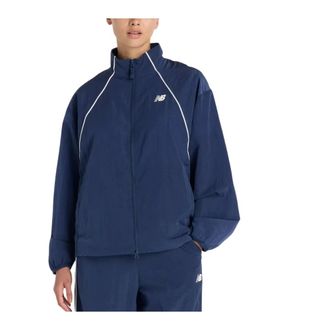 New Balance Fitness, Dames, Blauw, S, Nylon, Sport Legacy Jacket