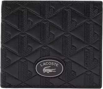 Lacoste Nh 4400Mr-000 Portemonnee - Heren - Portefeuilles - Zwart - ONE Size - Accessoires
