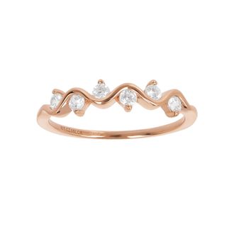 Autentica Wave Design Band Ring