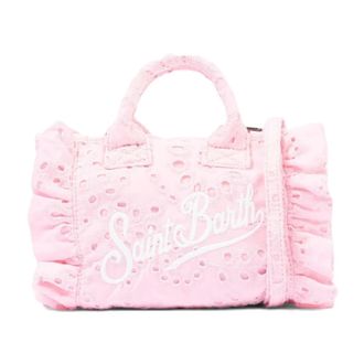 MC2 Saint Barth Handbags, female, Pink, Size: ONE SIZE Vanity Mini Volant Bag