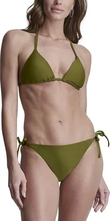 DKNY Triangle Bikini Set with Sarong