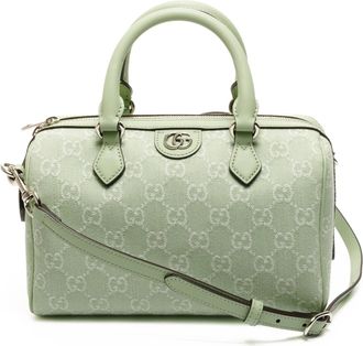 Gucci Green Boston Bag (Pre-Owned)