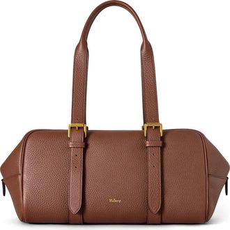 Mulberry Boston Heavy Grain Top Handle Bag in Bright Oak at Nordstrom