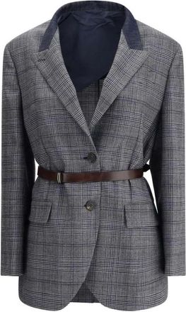 Brunello Cucinelli Donna, Giacche, Grigio, M, new