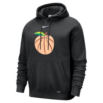 Nike Atlanta Hawks City Edition Nike Mens Club Hoodie in Black | HQ5500-010