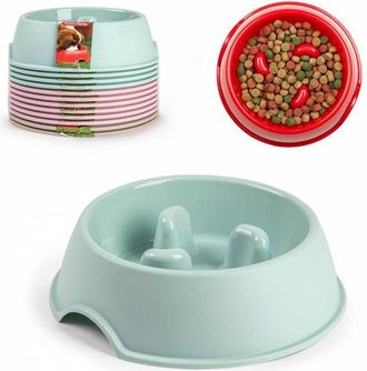 OEM 12 X Cuencos Antivoracidad Verde/rosado/tortora