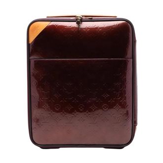 Louis Vuitton Pre-owned Weekend Bags, female, Red, Size: ONE SIZE Pre-owned Rolling Carry-On Suitcase