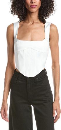 Guizio Satin Lace Up Bustier