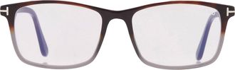 Tom Ford Blue Light Block Pilot Mens Eyeglasses FT5584-B 056 54