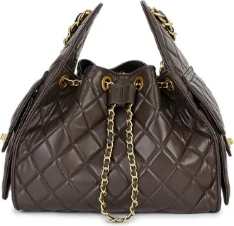 Tiffany & Fred Quilted Leather Shoulder Bag