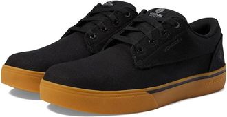 Volcom Mens Volcom True Skate Inspired Black Composite Toe Work Shoes ZOGG2731