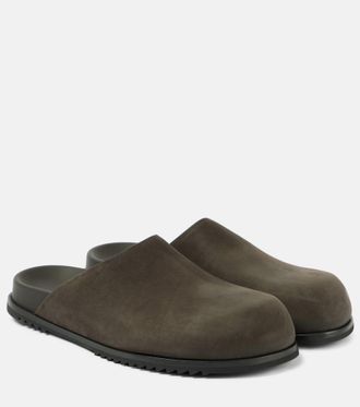 Rick Owens Slippers Granola in pelle