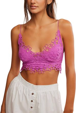Free People Asteria Bralette In Radient Orchid