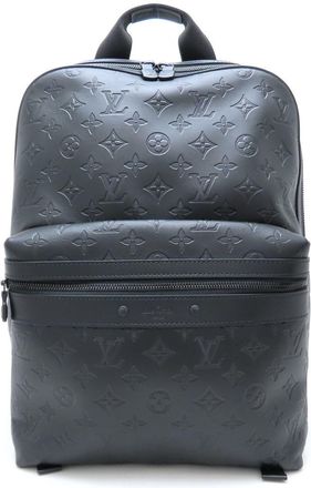 Louis Vuitton Monogram Shadow Noir Leather Backpack (Pre-Owned)